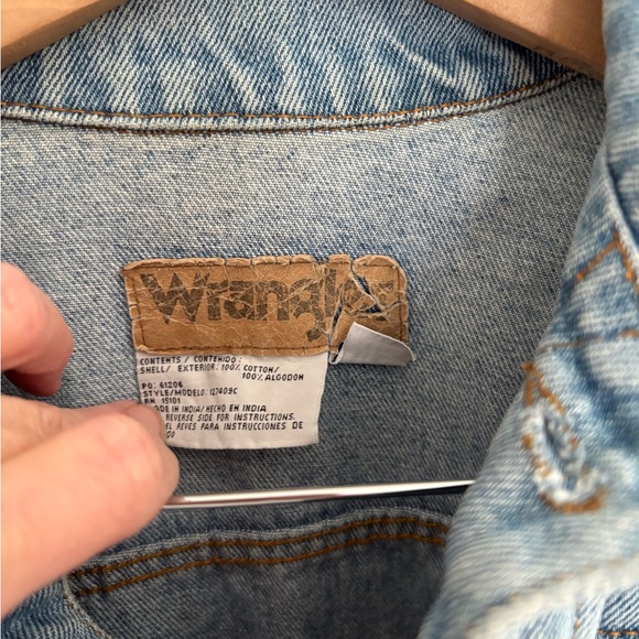 Classic vintage Denim Wrangler Jacket - Picture 3 of 4
